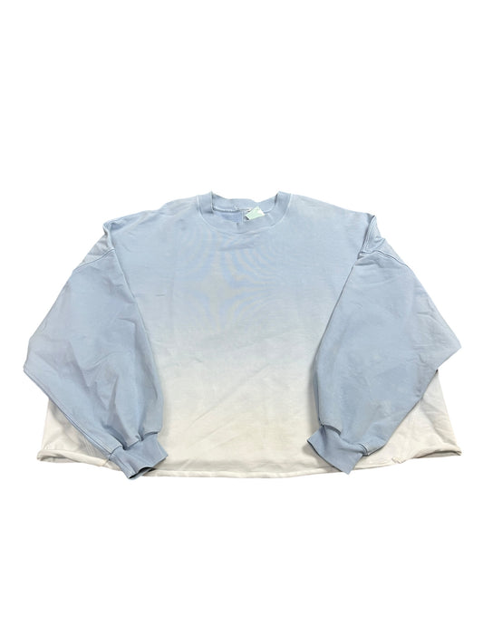 Athletic Top Ls Collar By Lululemon In Blue, Size:Xl