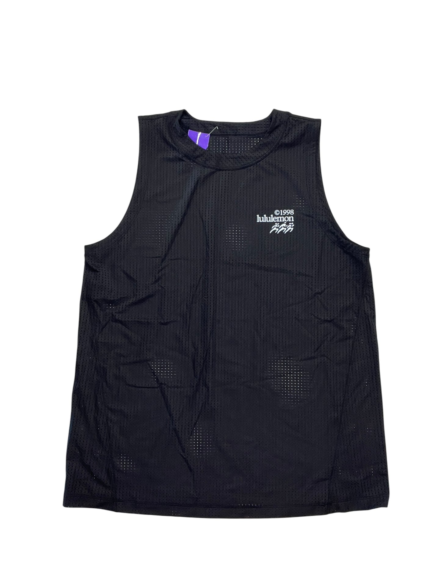 Athletic Tank Top By Lululemon In Black, Size:S