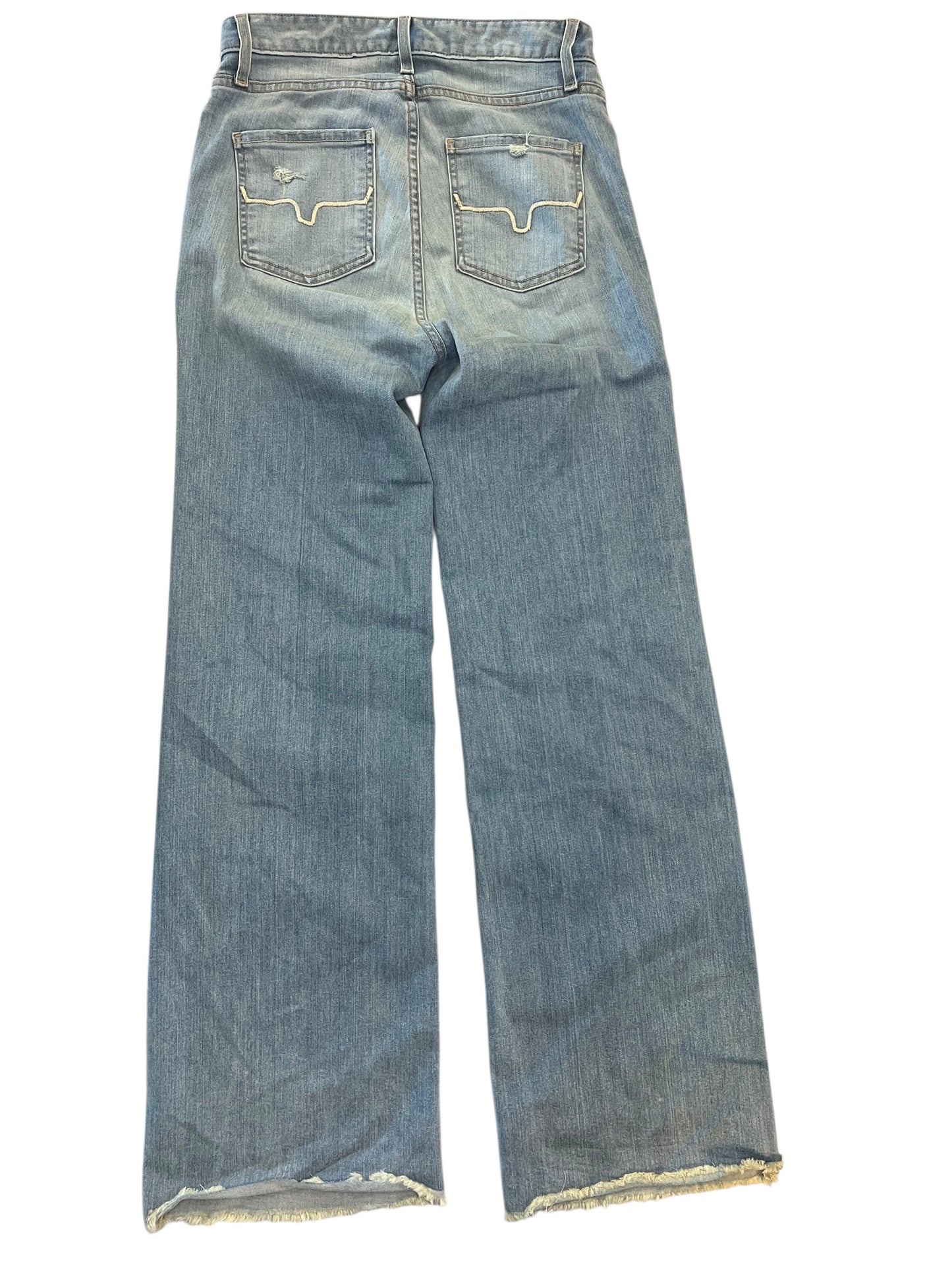 Jeans Wide Leg By Clothes Mentor In Blue Denim, Size:4