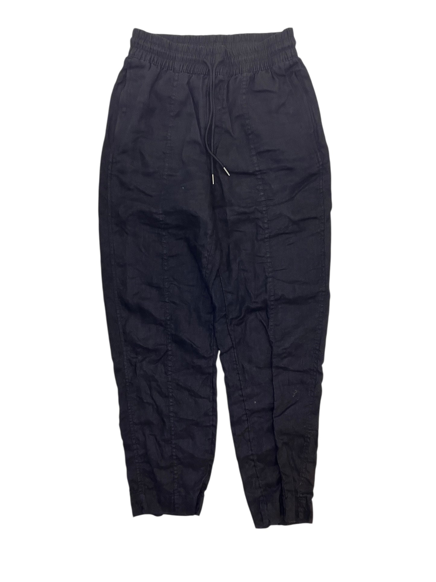 Pants Linen By Athleta In Black, Size:Xxs