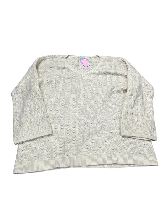 Sweater By Chicos In Cream, Size:Xl