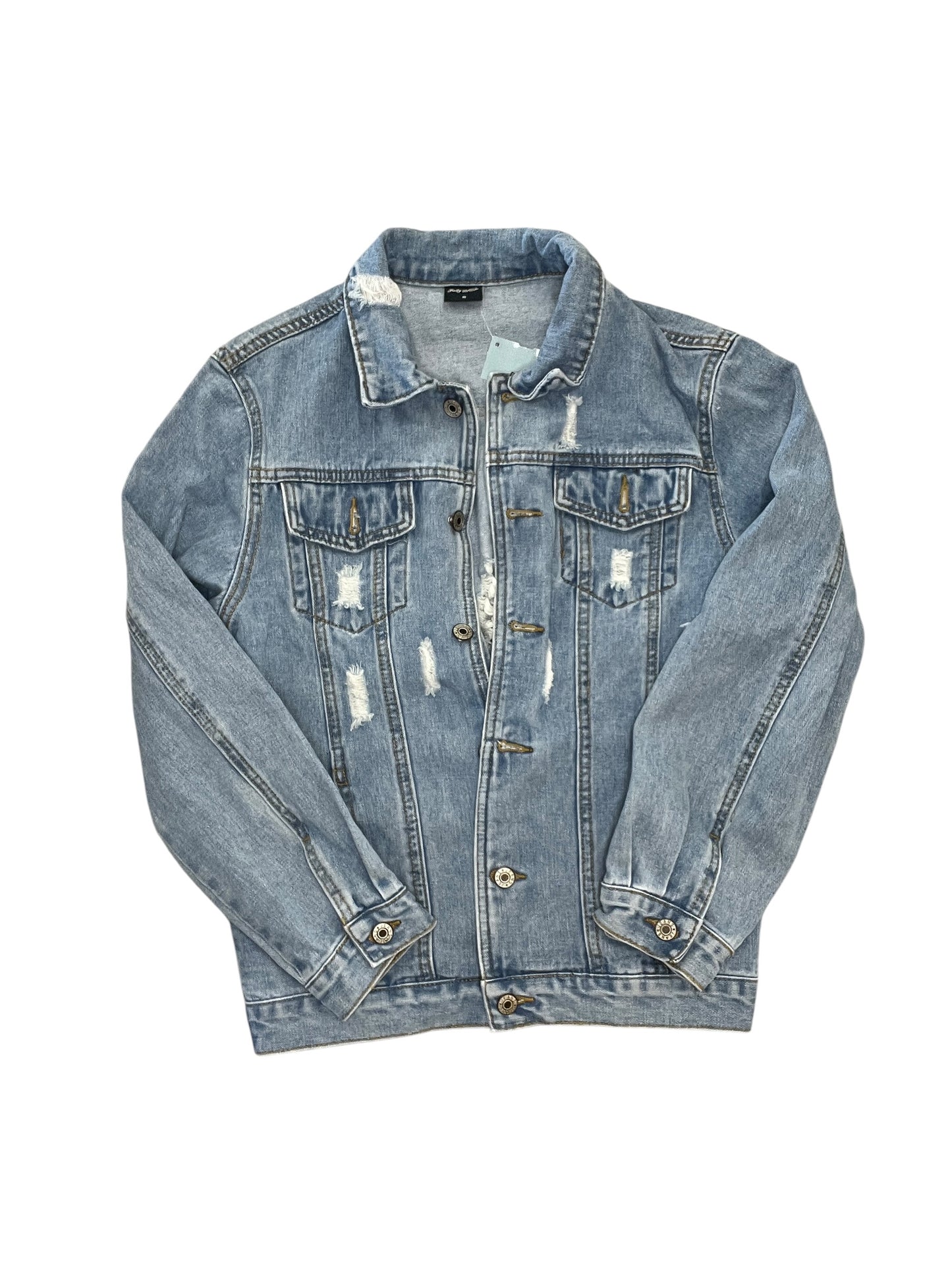 Jacket Denim By Clothes Mentor In Blue Denim, Size:S