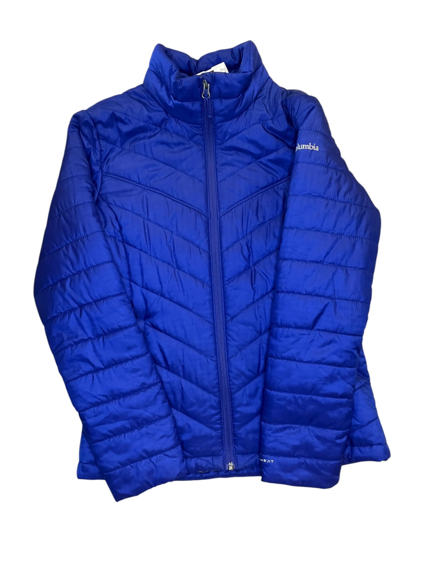 Jacket Puffer & Quilted By Columbia In Blue, Size:S
