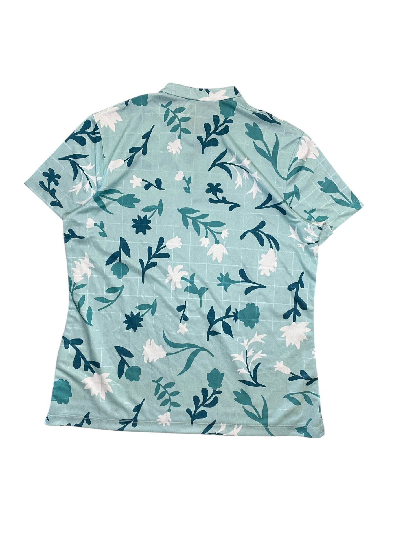 Athletic Top Ss By Nike Apparel In Blue, Size:L
