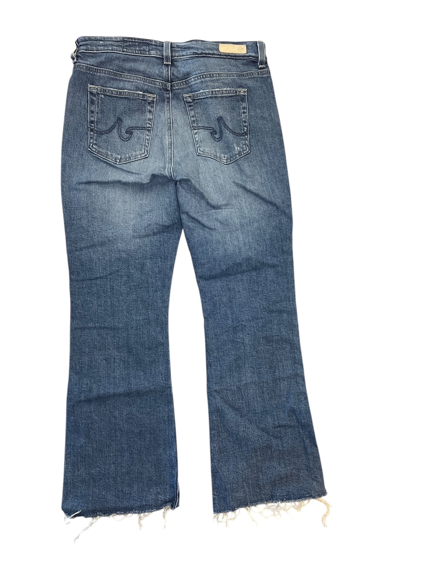 Jeans Boot Cut By Ag Jeans In Blue Denim, Size:8