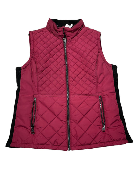 Vest Puffer & Quilted By Andrew Marc In Red, Size:Xl