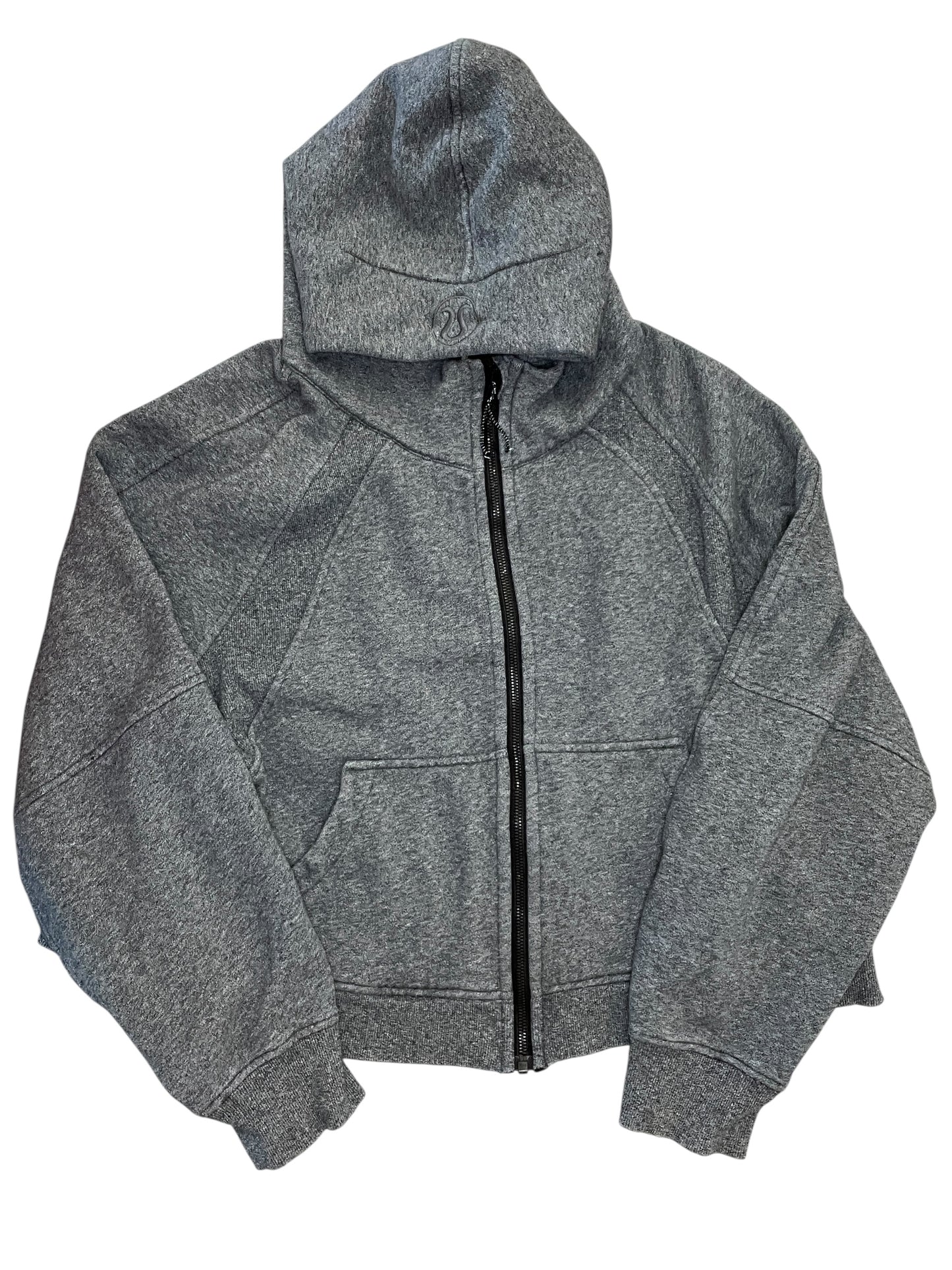 Athletic Jacket By Lululemon In Grey, Size:Xl