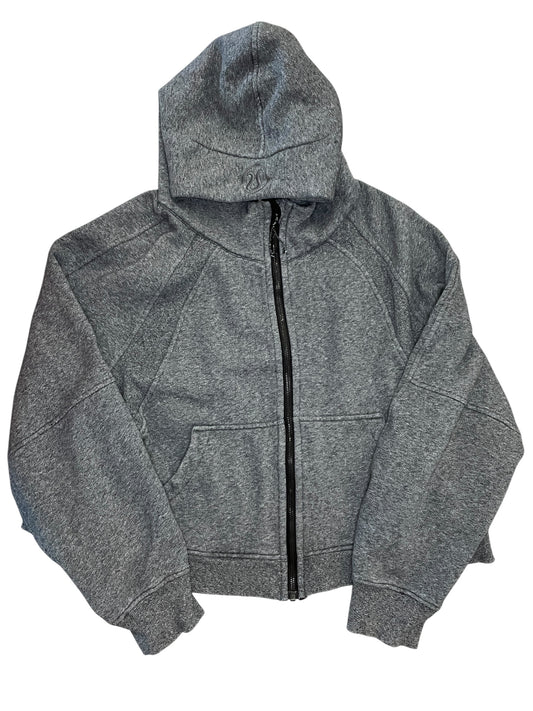 Athletic Jacket By Lululemon In Grey, Size:Xl