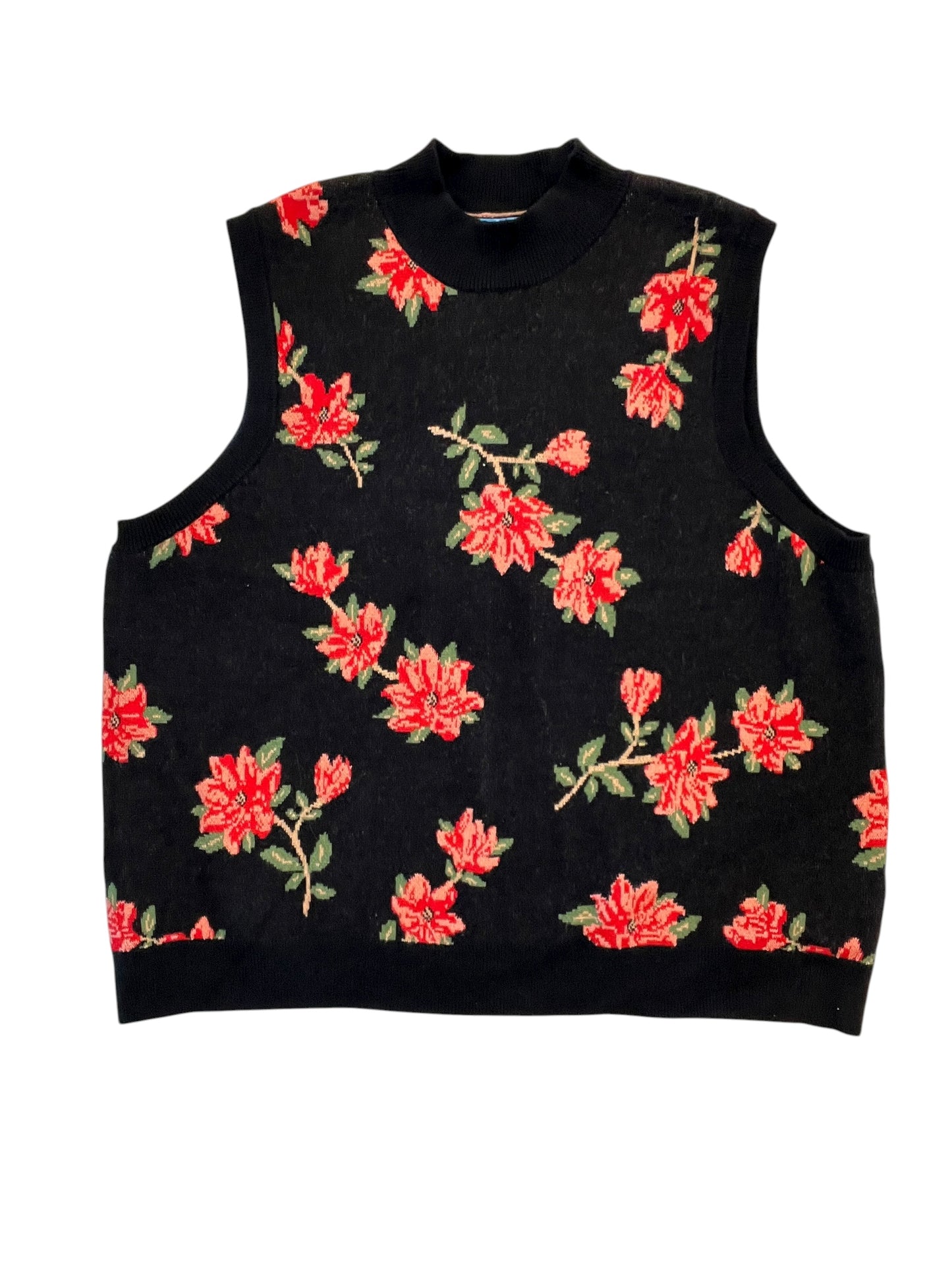 Vest Sweater By Draper James Rsvp In Black, Size:1X
