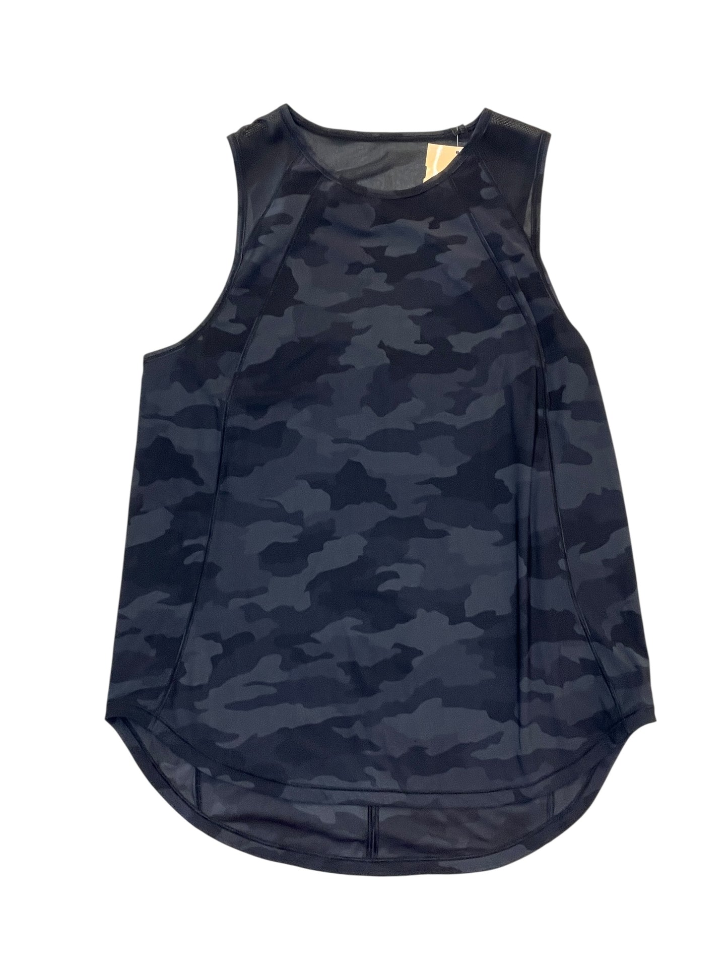 Athletic Tank Top By Lululemon In Camouflage Print, Size:M