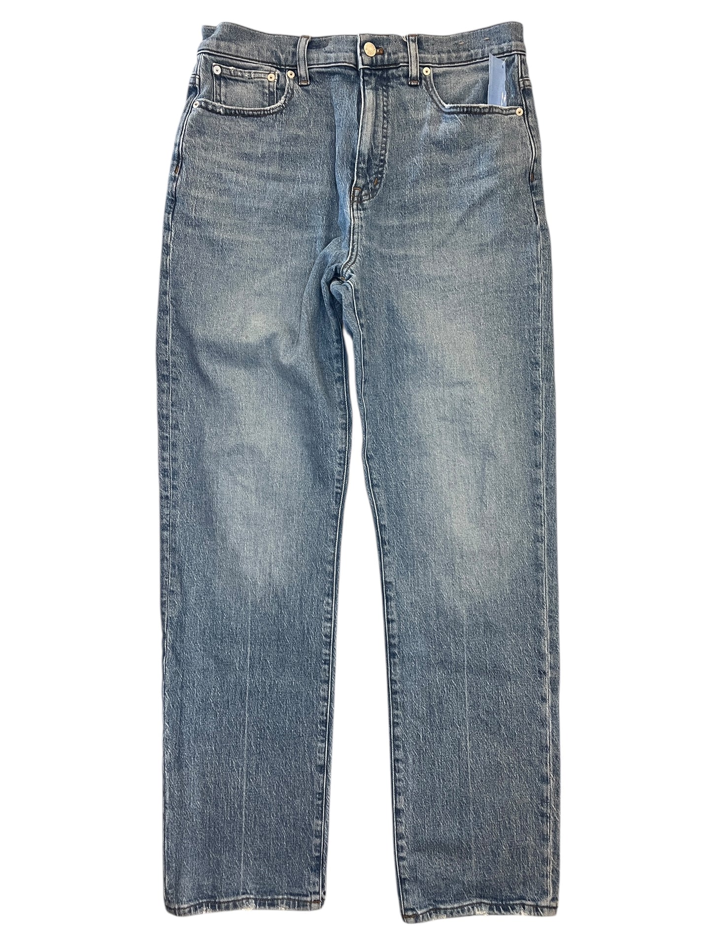 Jeans Straight By Madewell In Blue Denim, Size:10L