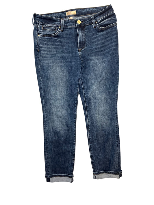 Jeans Boyfriend By Kut In Blue Denim, Size:8