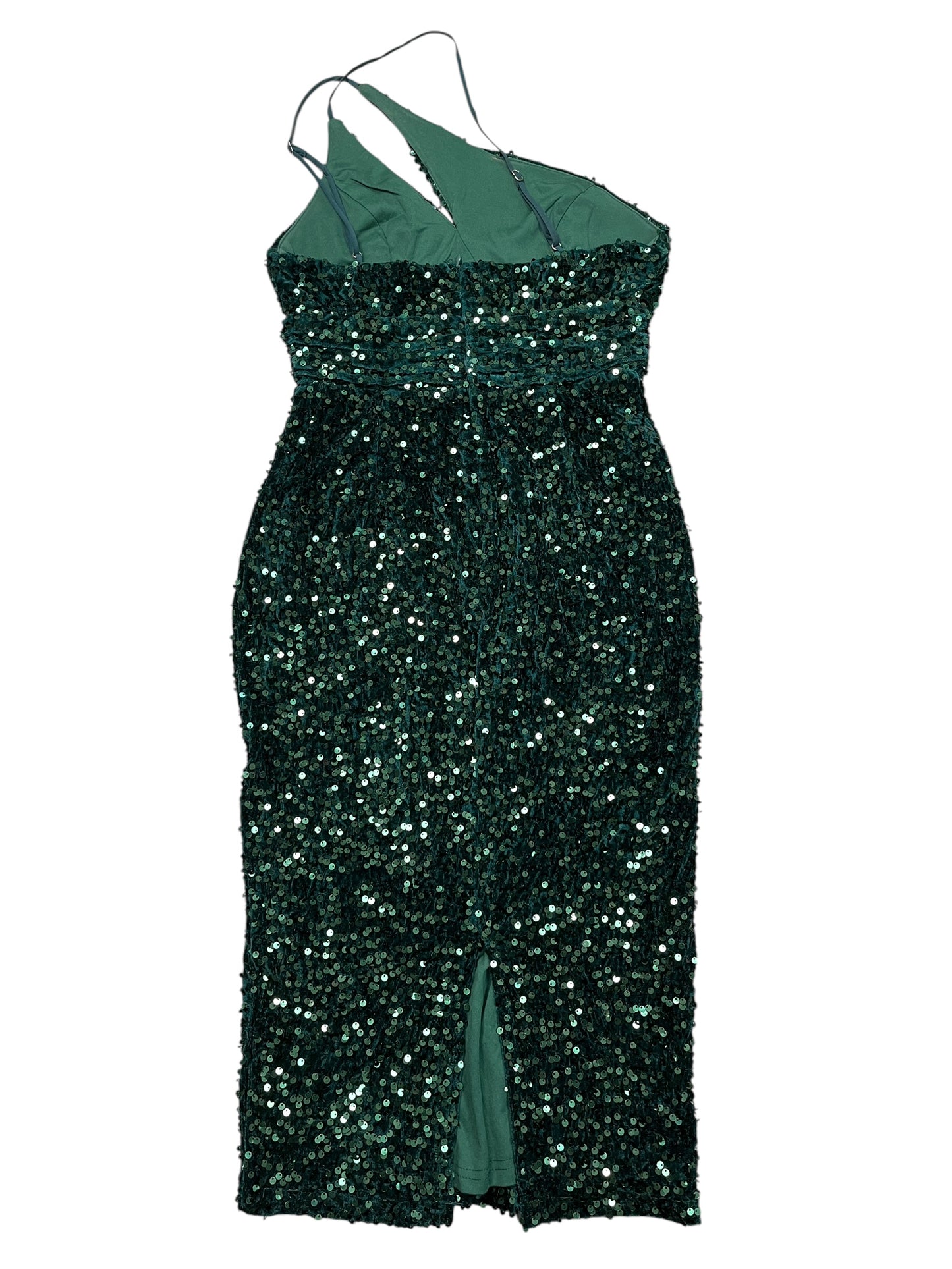 Dress Party Midi By Clothes Mentor In Green, Size:S