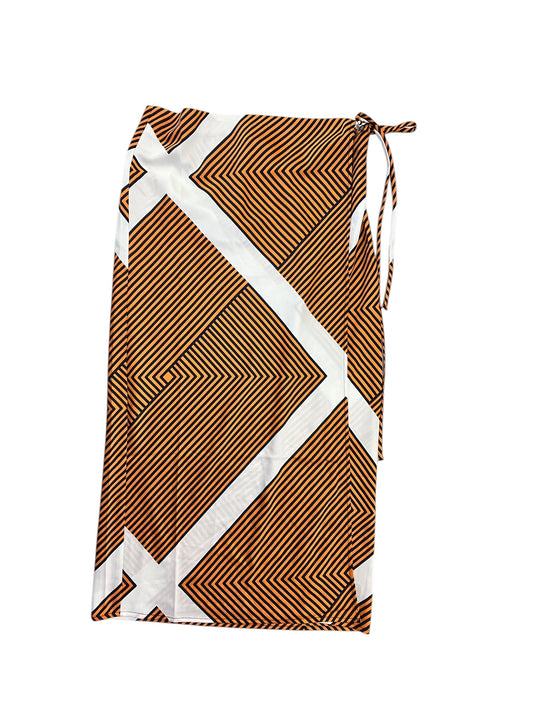 Skirt Midi By Loft In Orange, Size:M
