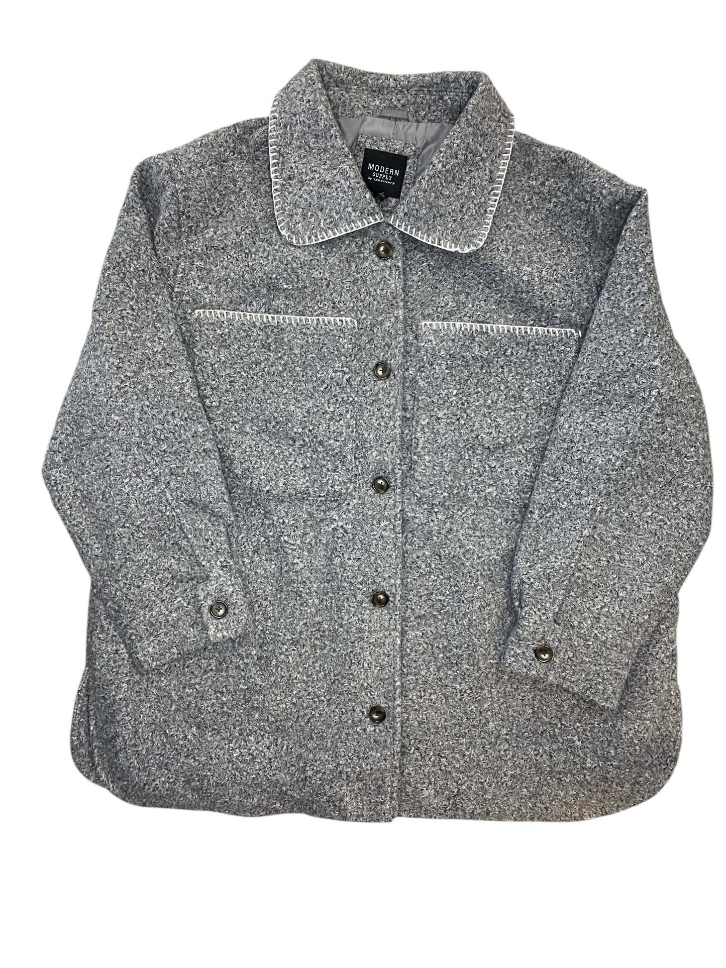 Jacket Shirt By Sanctuary In Grey, Size:Xxl