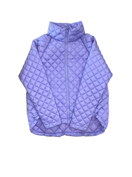 Jacket Puffer & Quilted By Athleta In Purple, Size:M