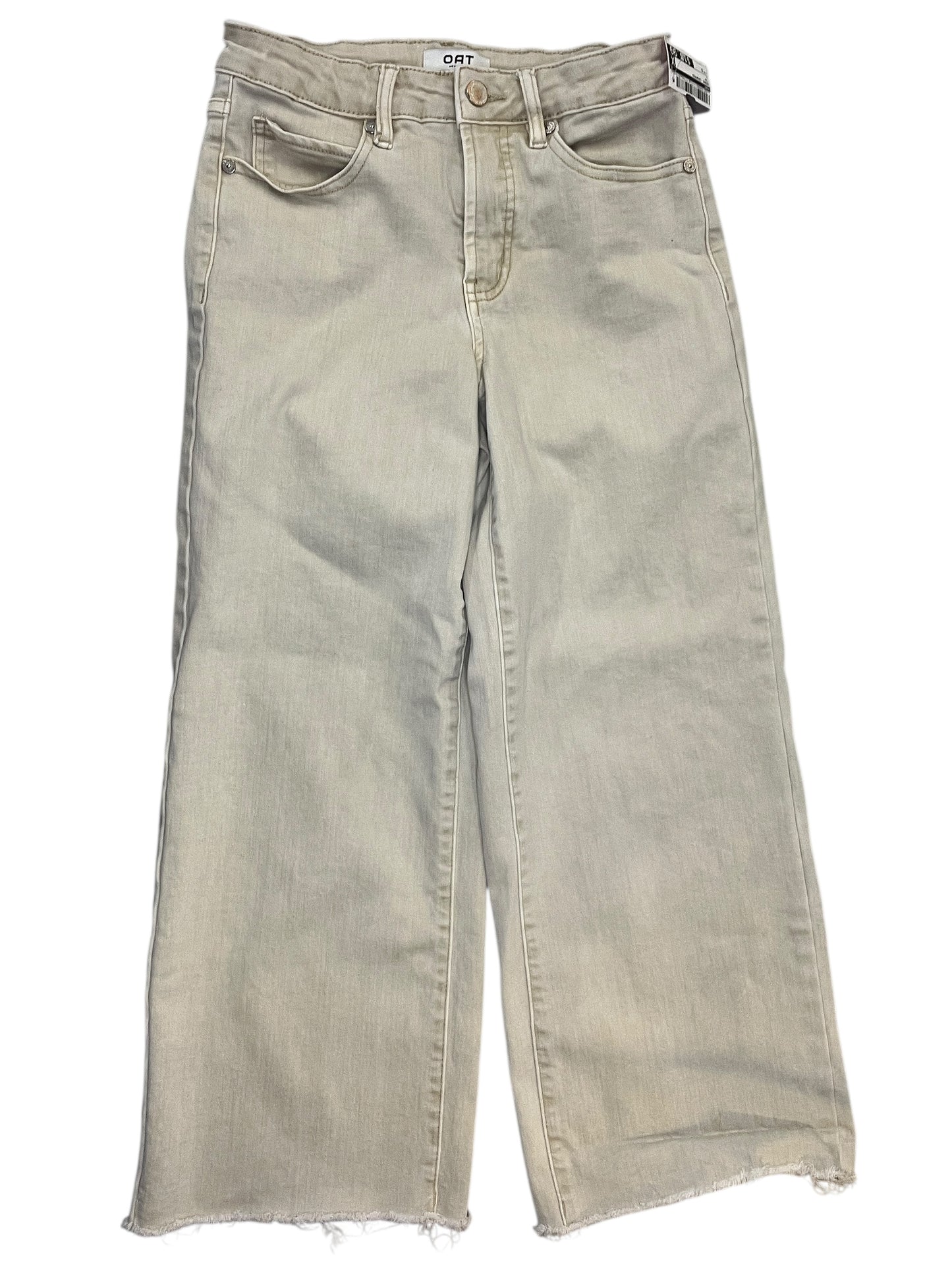 Jeans Cropped By Oat In Tan, Size:0