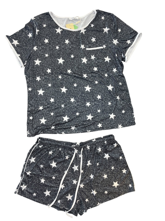 Pajamas 2Pc By Ekouaer In Black, Size:Xl