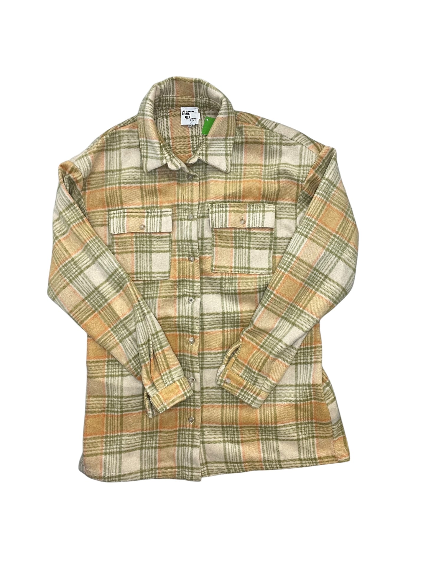 Jacket Shirt By Princess Polly In Yellow, Size:S