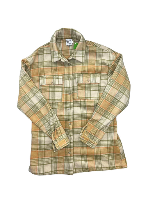 Jacket Shirt By Princess Polly In Yellow, Size:S