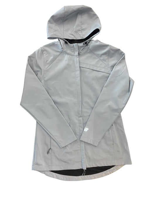 Athletic Jacket By New Balance In Grey, Size:L