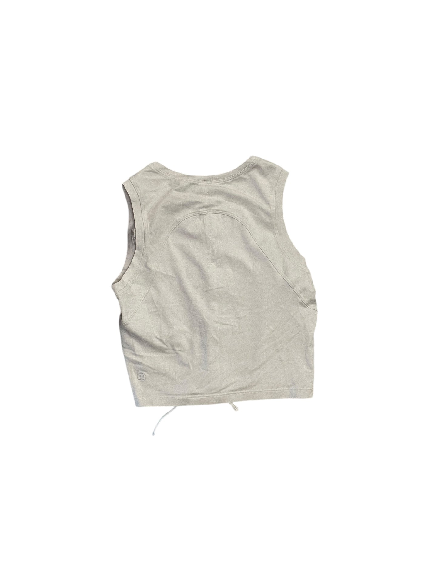 Athletic Tank Top By Lululemon In Tan, Size:S