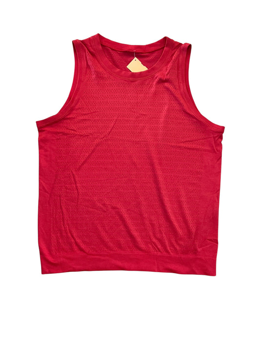 Athletic Tank Top By Lululemon In Pink, Size:L