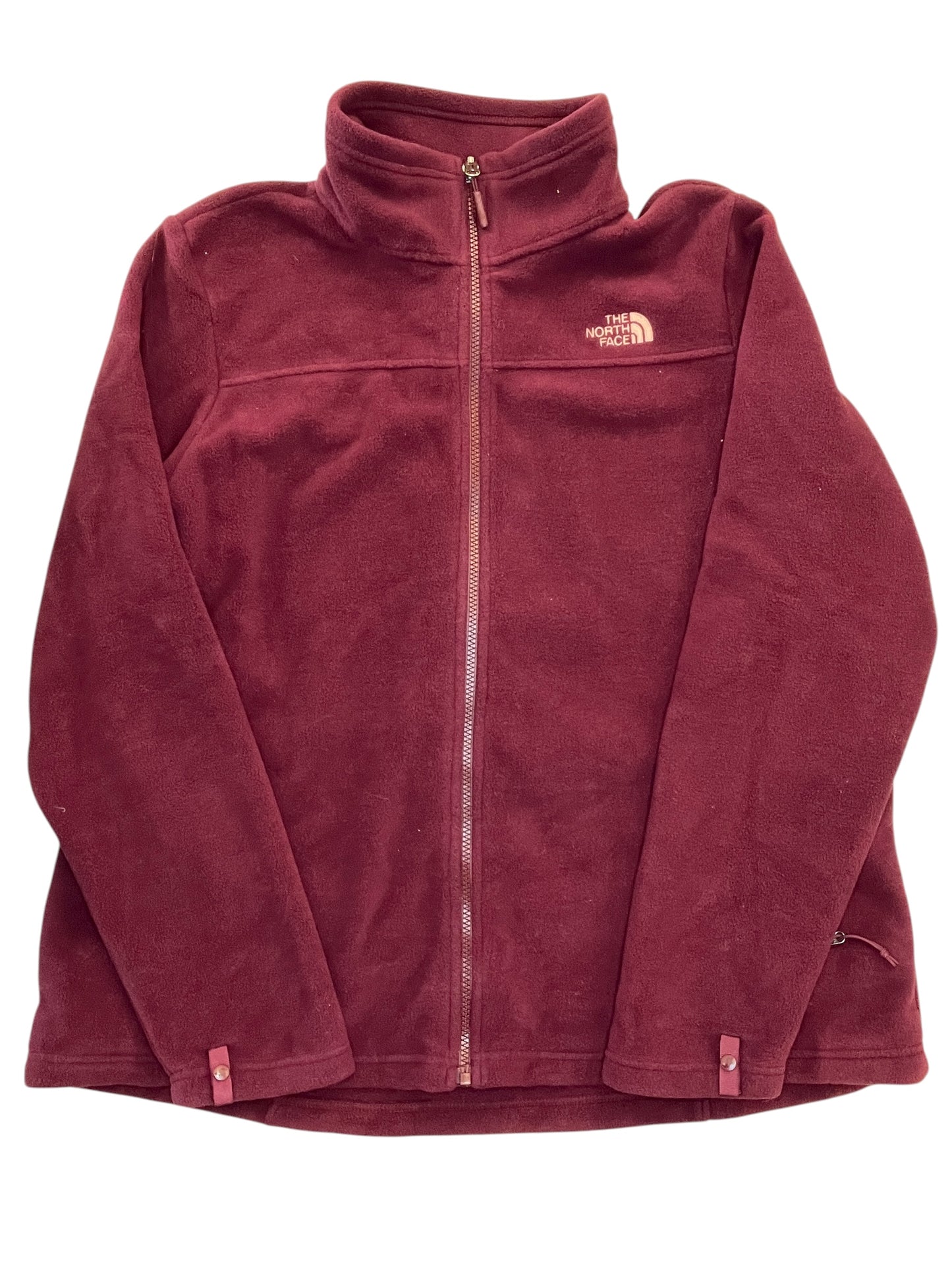 Jacket Fleece By The North Face In Maroon, Size:Xl