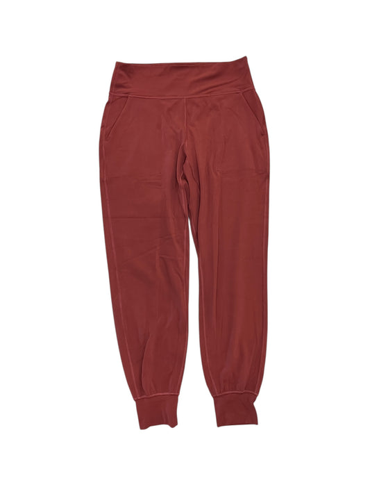 Athletic Leggings By Lululemon In Red, Size:M