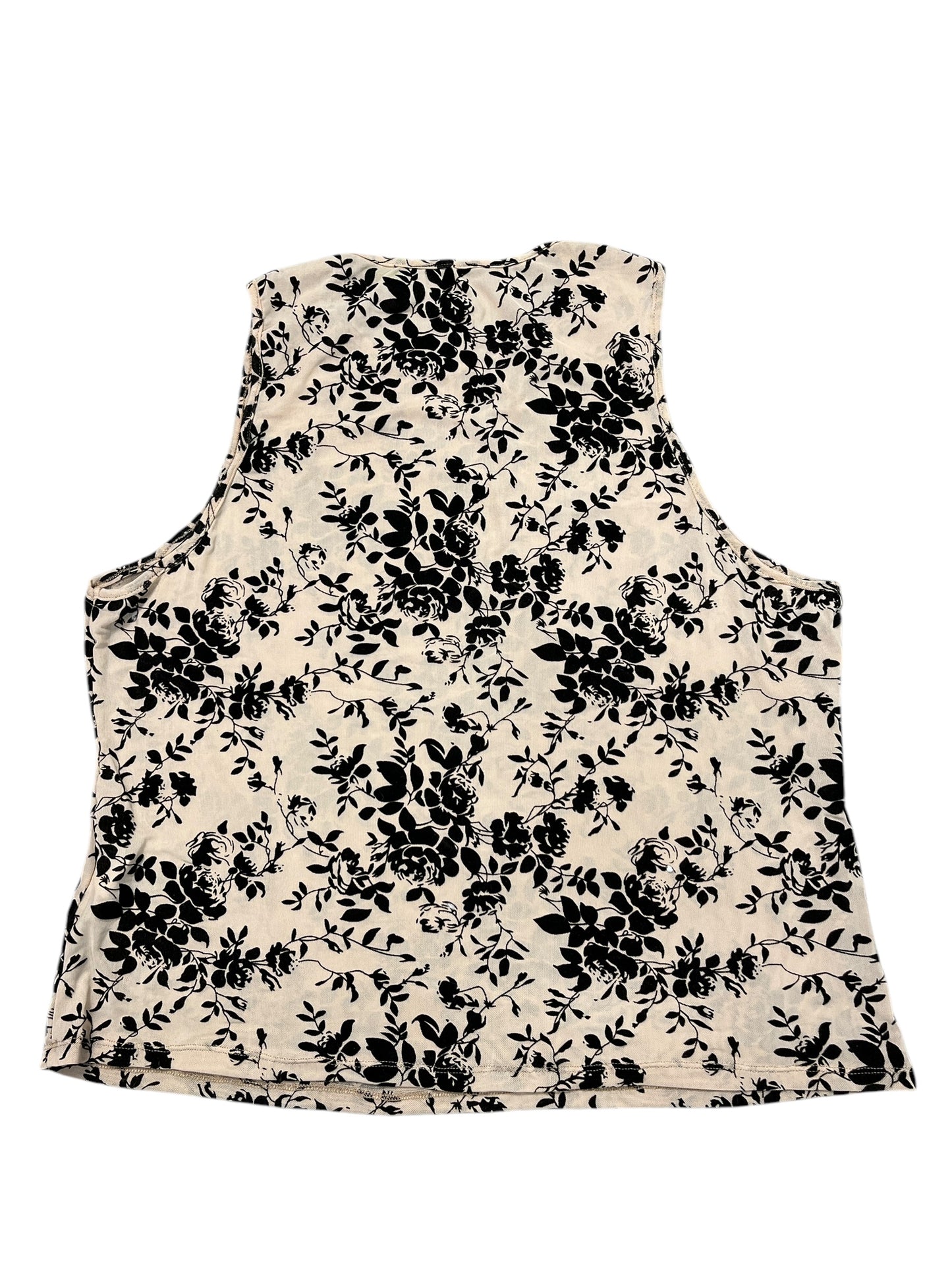 Tank Top By Shein In Floral Print, Size:4X