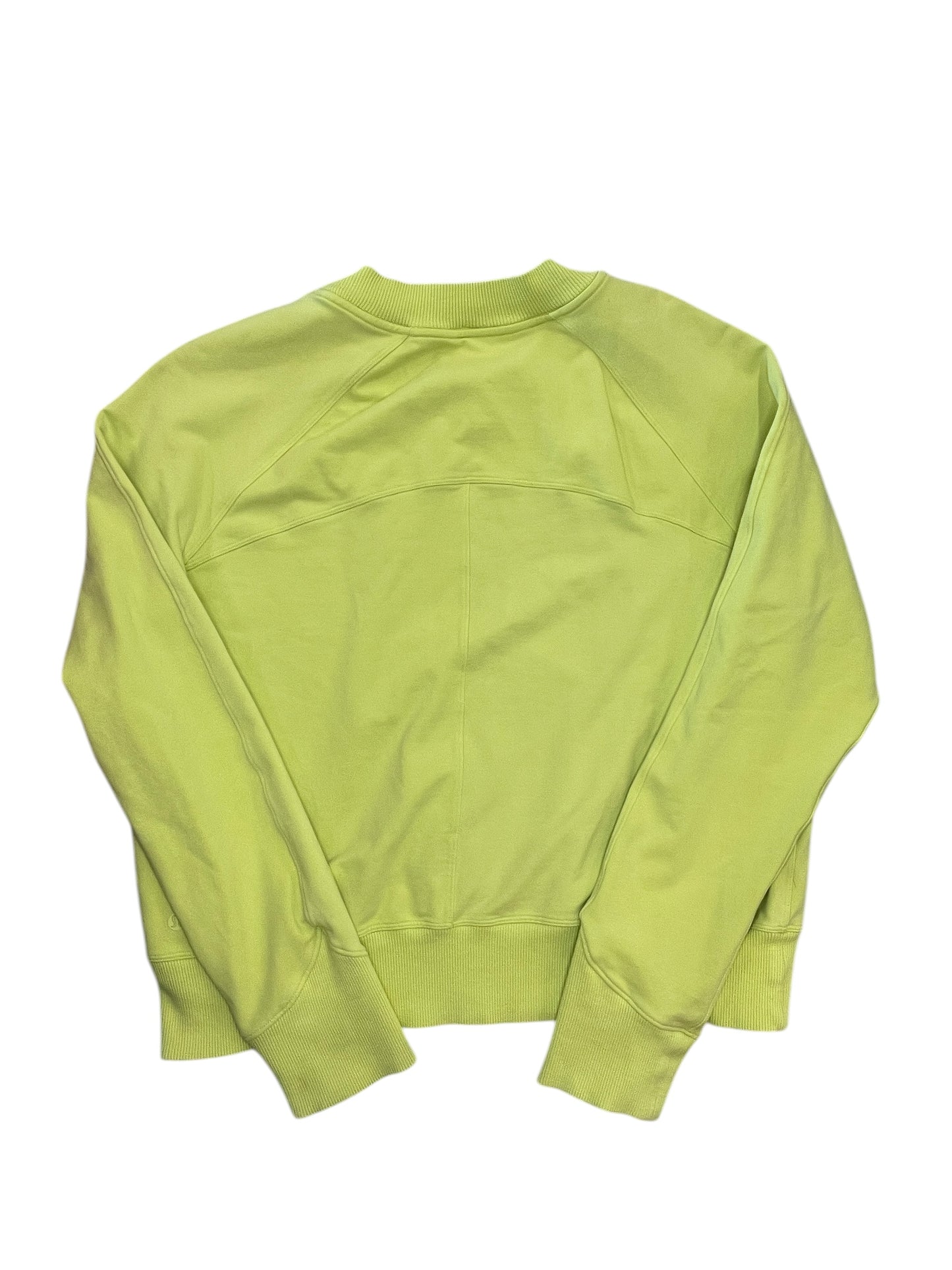 Sweatshirt Collar By Lululemon In Green, Size:S