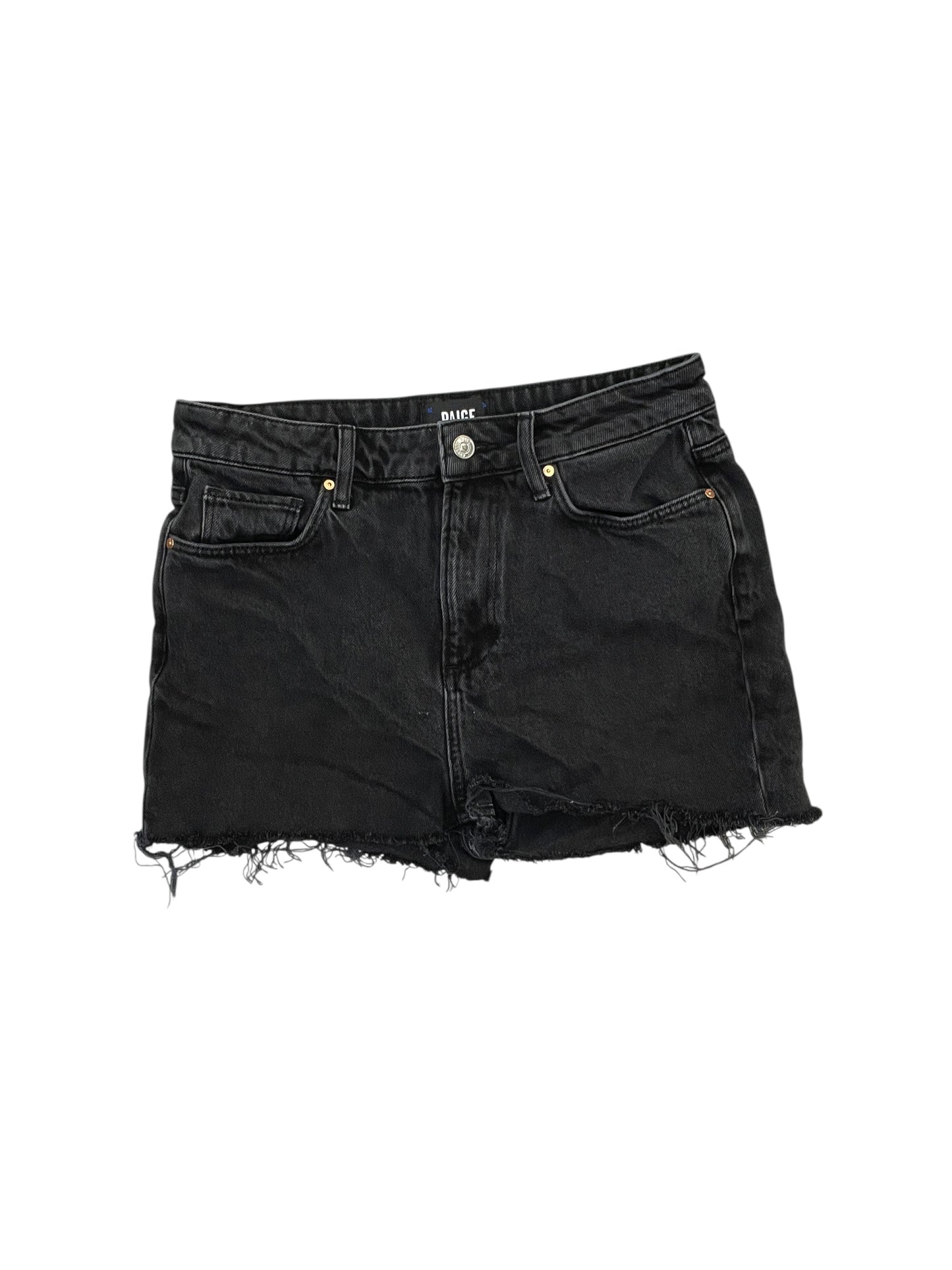 Shorts By Paige In Black Denim, Size:S
