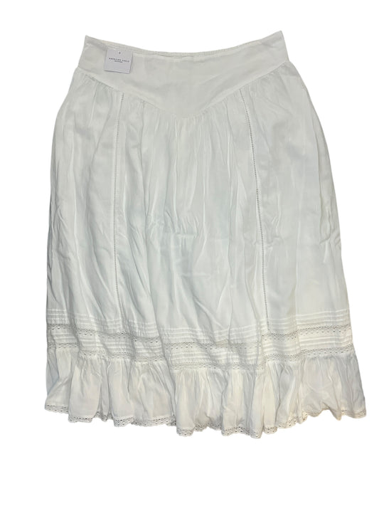 Skirt Midi By American Eagle In White, Size:Xl