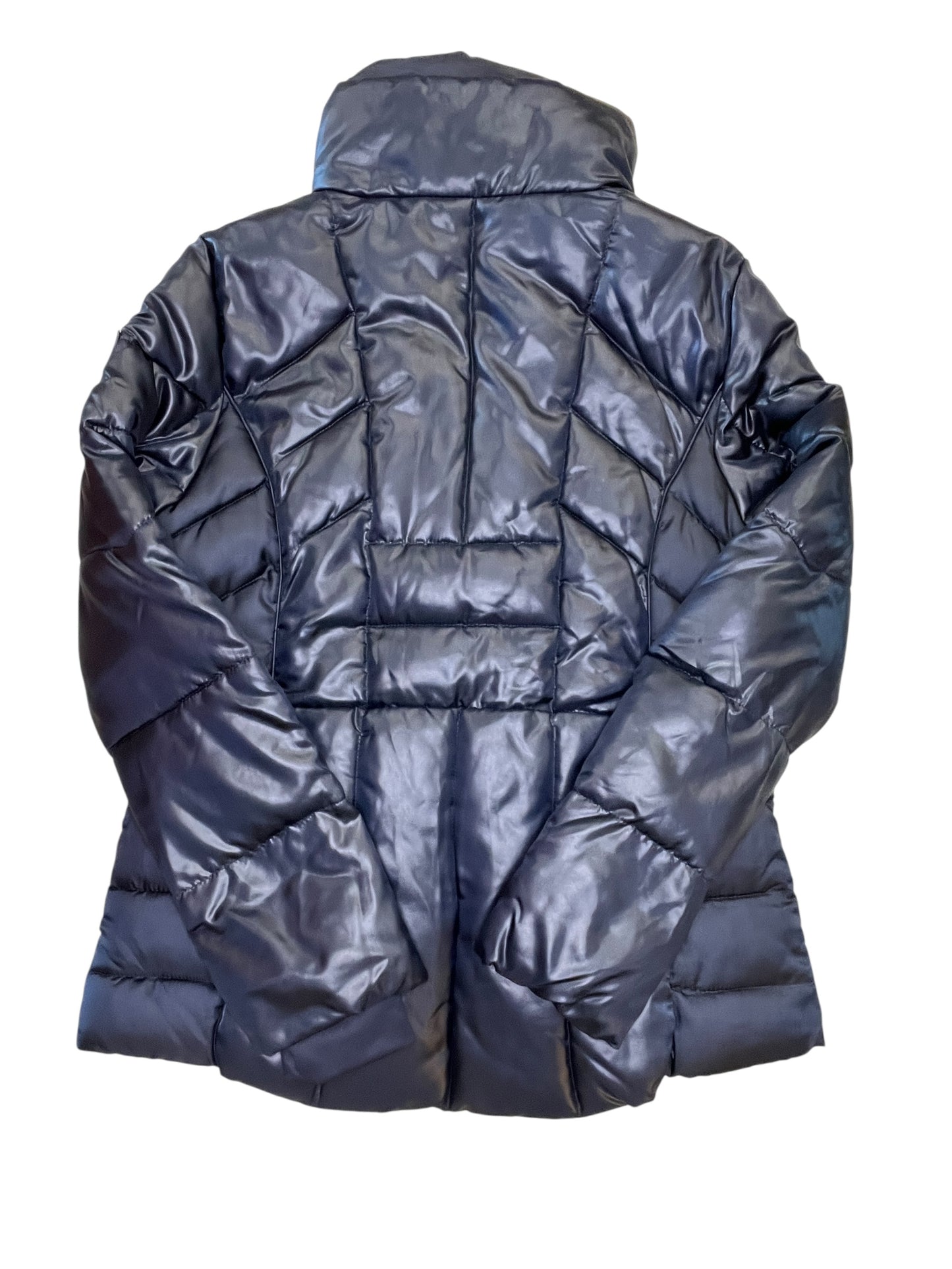 Coat Puffer & Quilted By Guess In Navy, Size:M