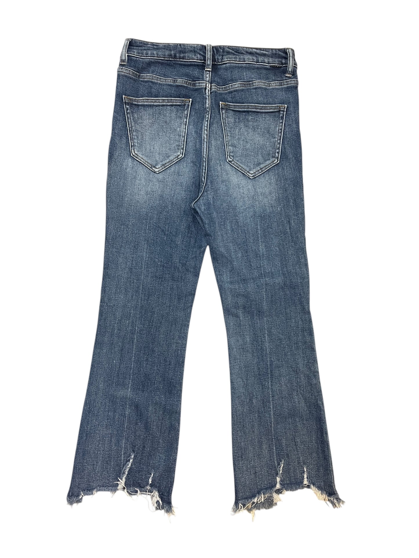 Jeans Flared By Risen In Blue Denim, Size:6