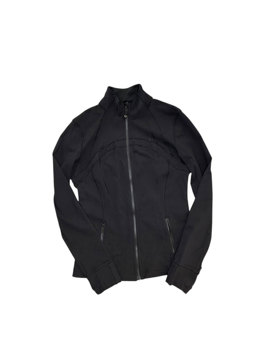 Athletic Jacket By Lululemon In Black, Size:M