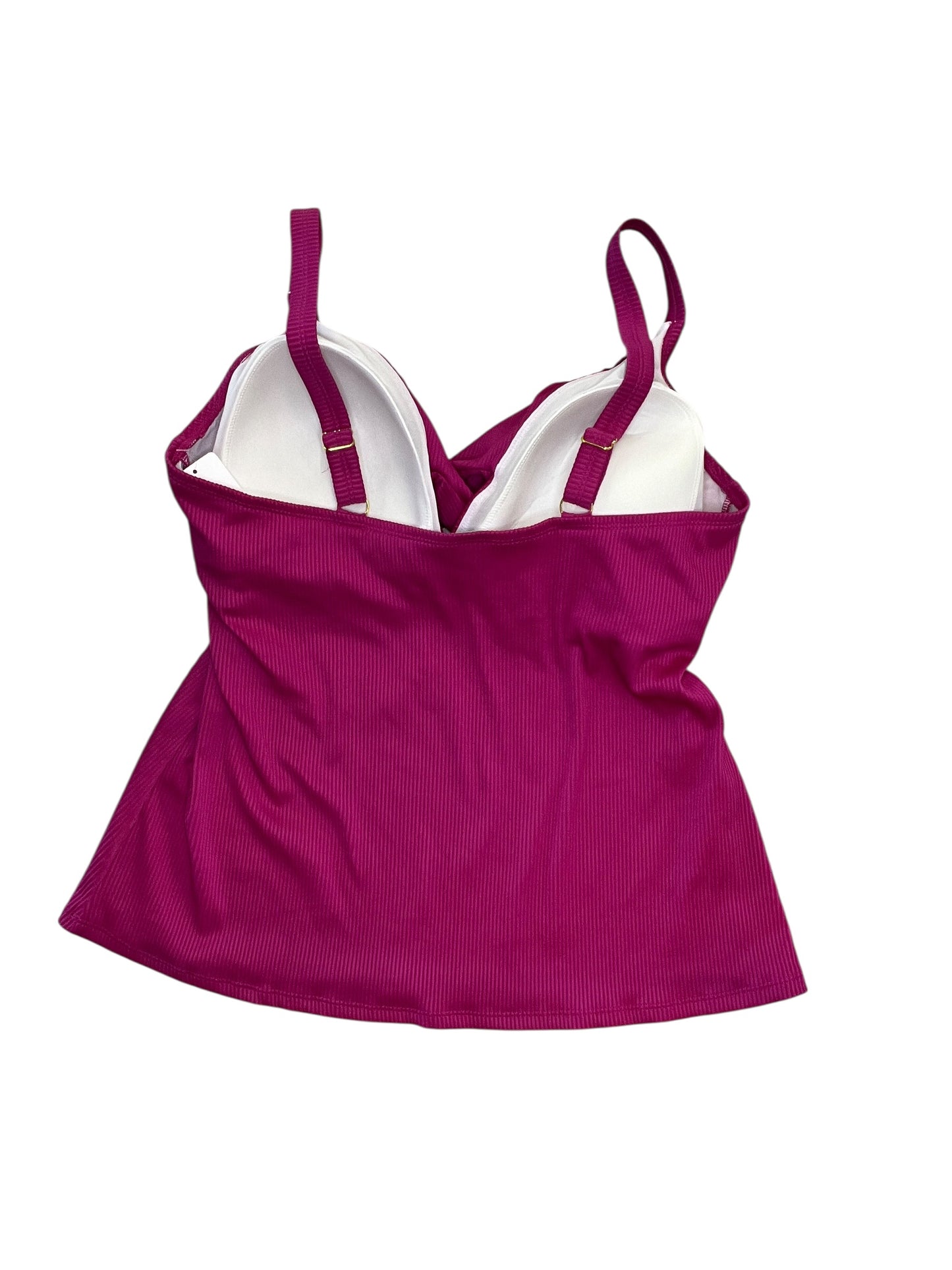 Swimsuit Top By Clothes Mentor In Pink, Size:1X