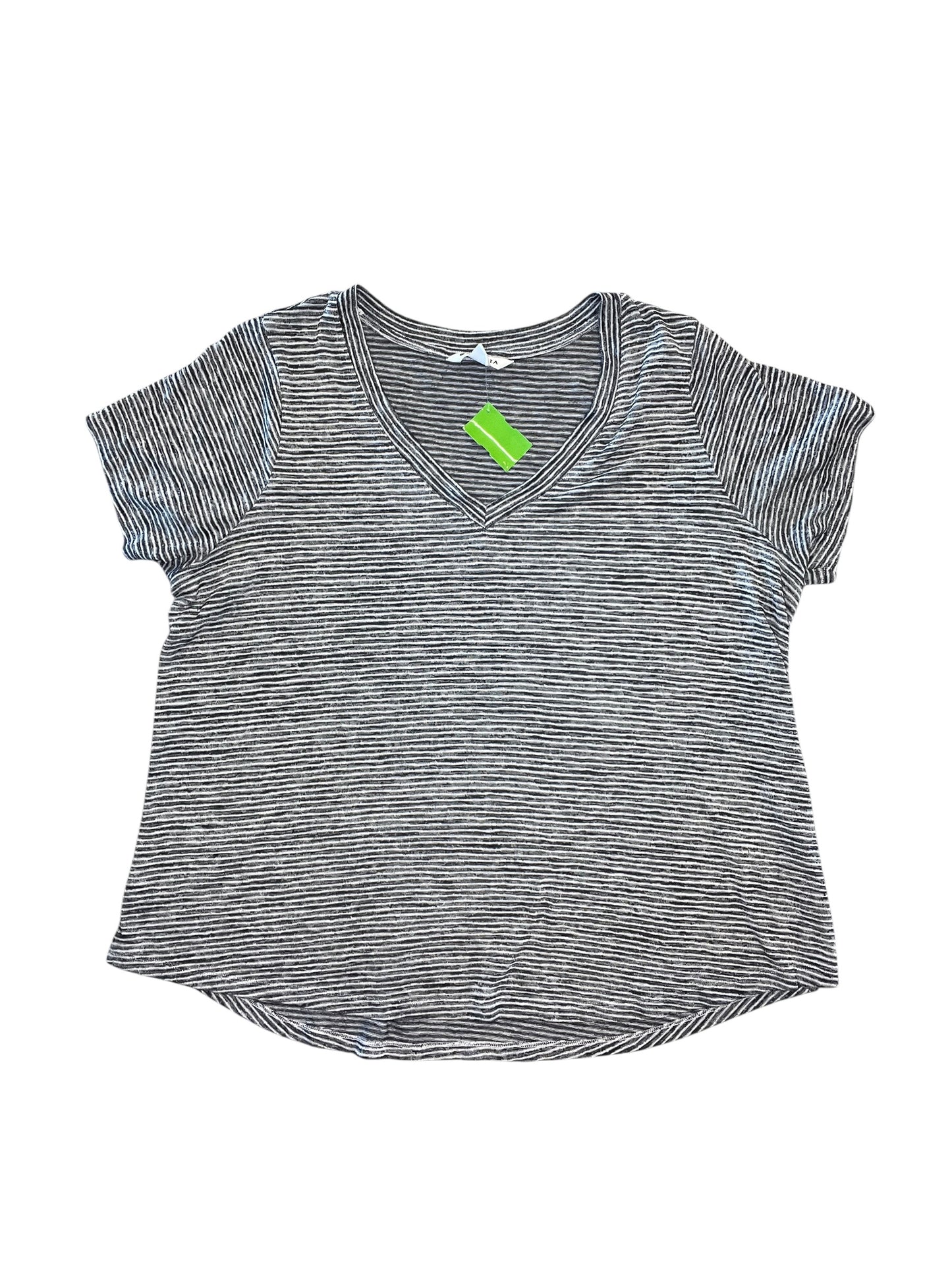 Top Ss By Athleta In Striped Pattern, Size:1X