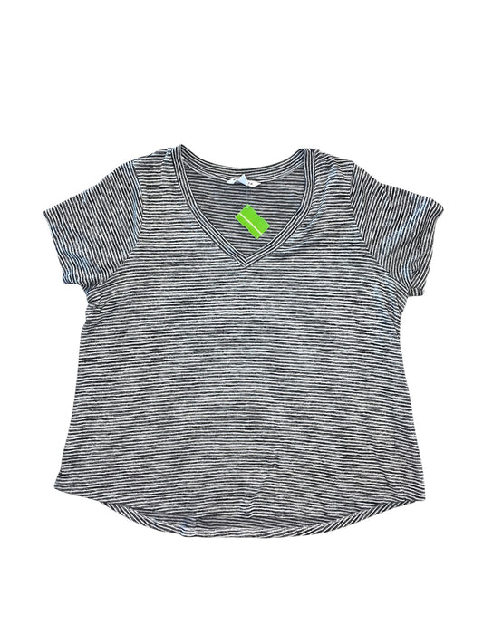 Top Ss By Athleta In Striped Pattern, Size:1X