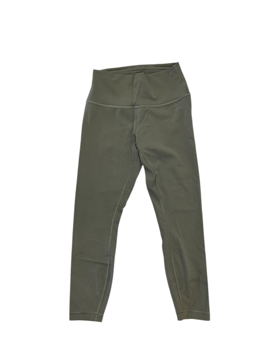 Athletic Leggings By Lululemon In Green, Size:M