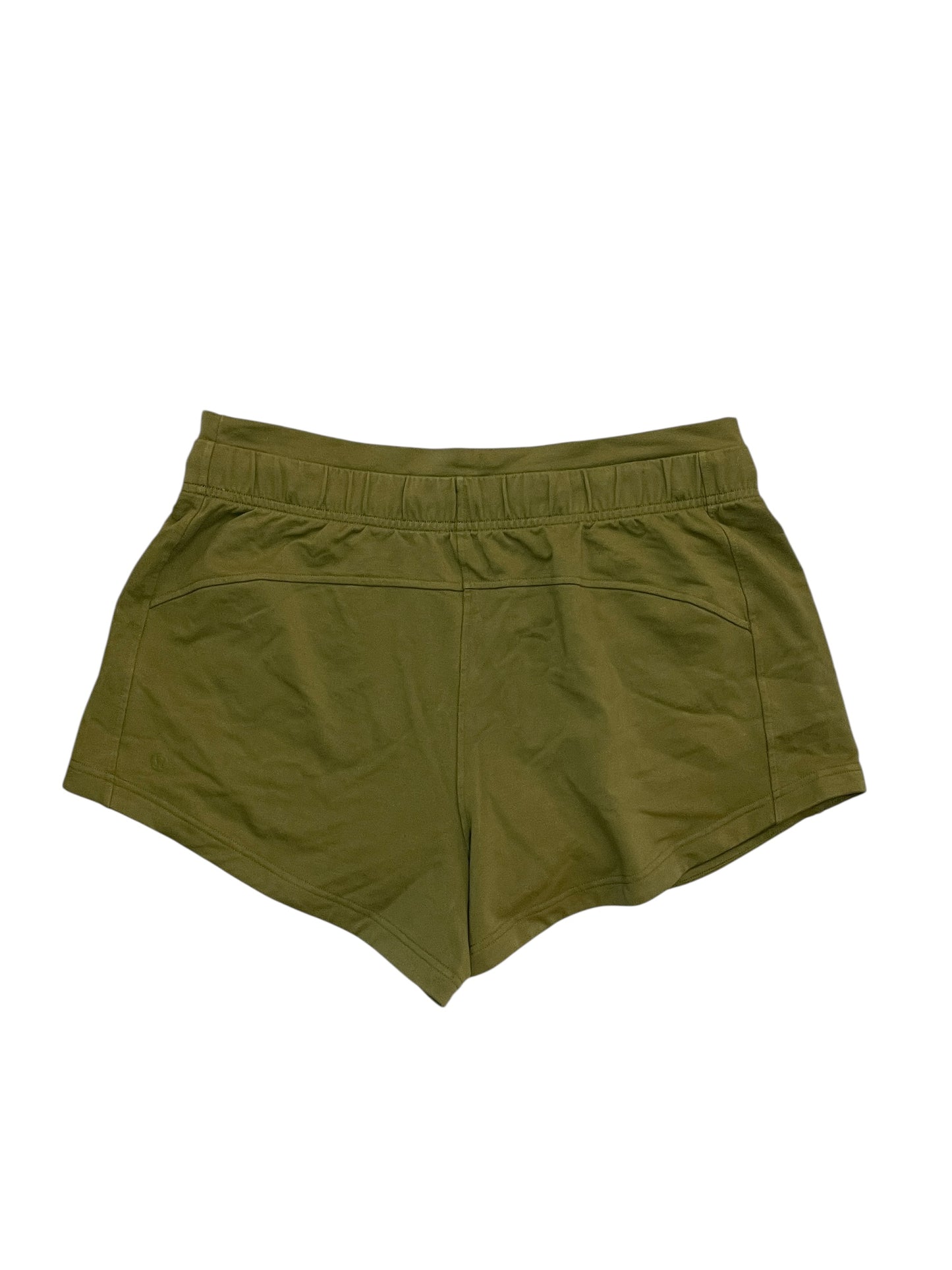 Athletic Shorts By Lululemon In Green, Size:M
