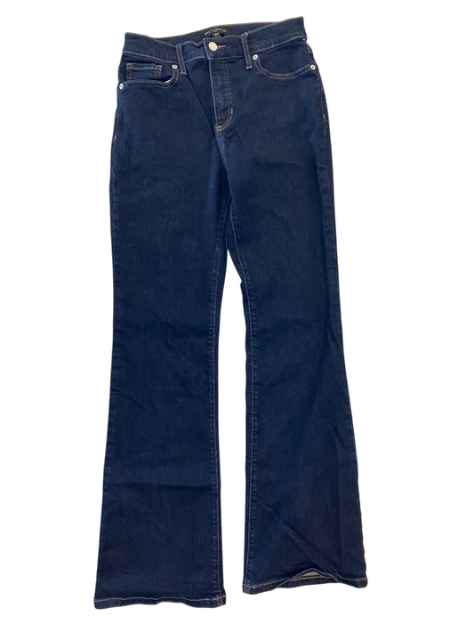 Jeans Flared By Banana Republic In Blue Denim, Size:6