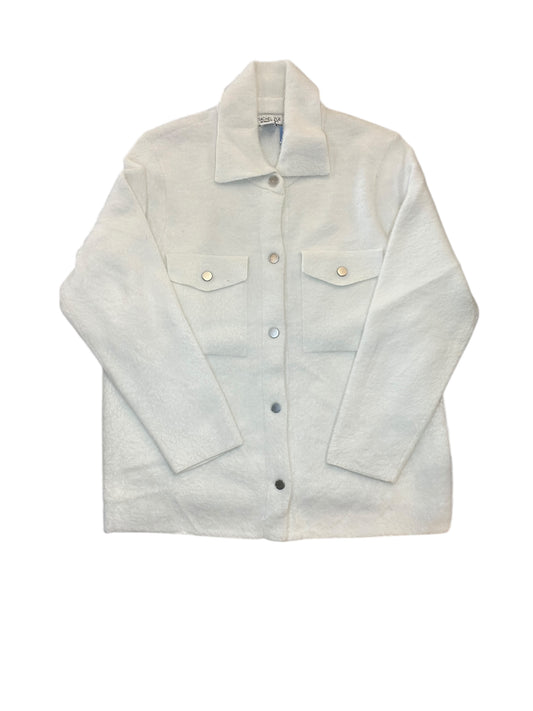 Jacket Shirt By Rachel Zoe In White, Size:2X