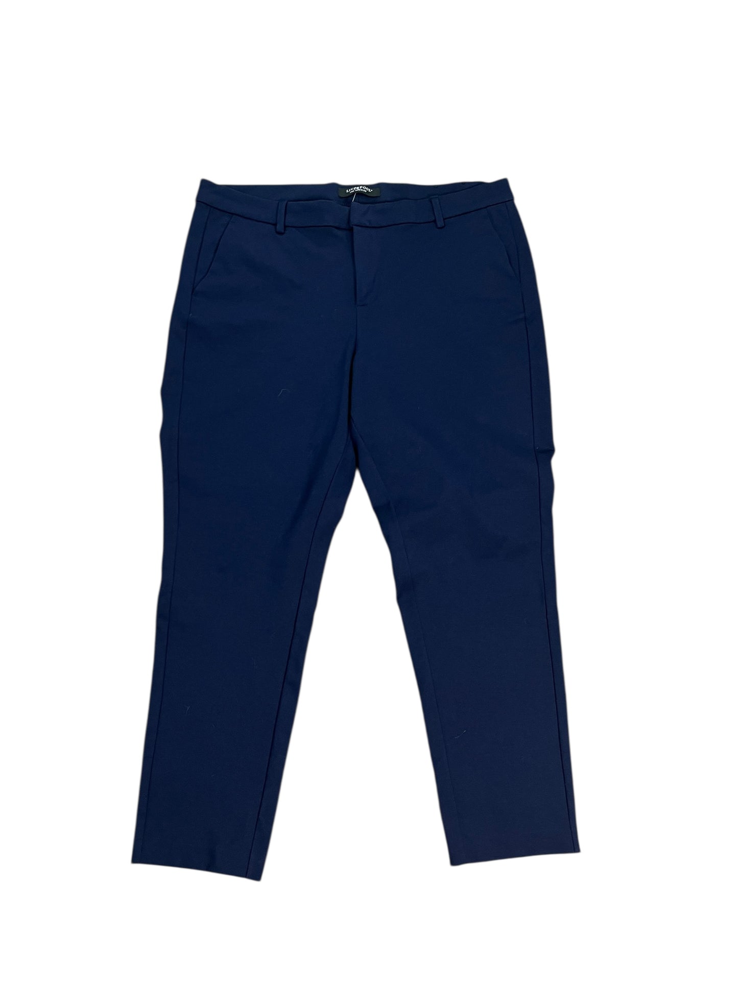 Pants Dress By Liverpool In Navy, Size:2X