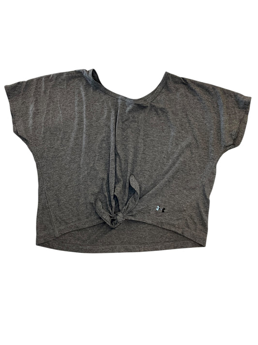 Athletic Top Ss By Under Armour In Grey, Size:M