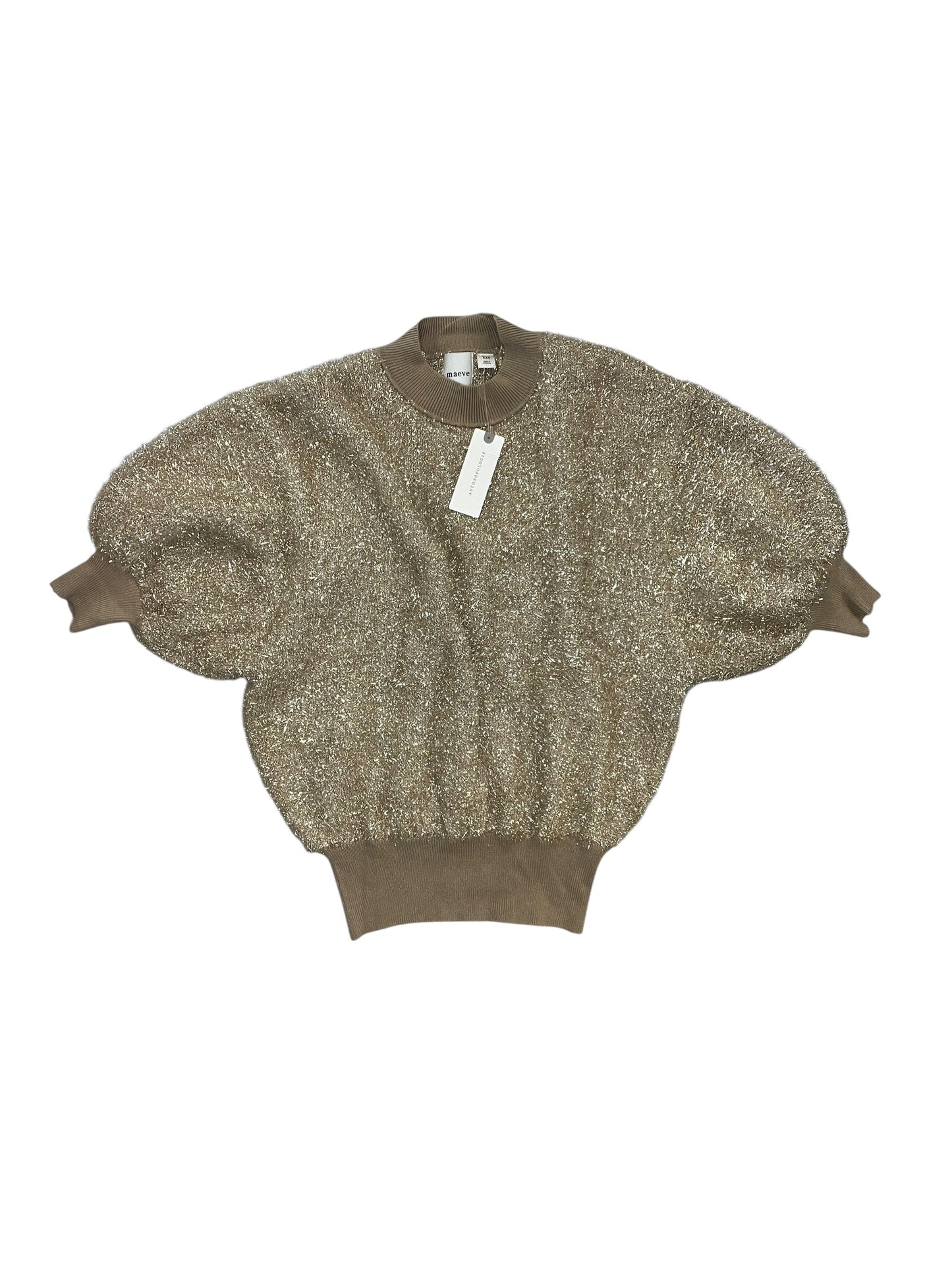 Sweater Ss By Maeve In Gold, Size:Xxs
