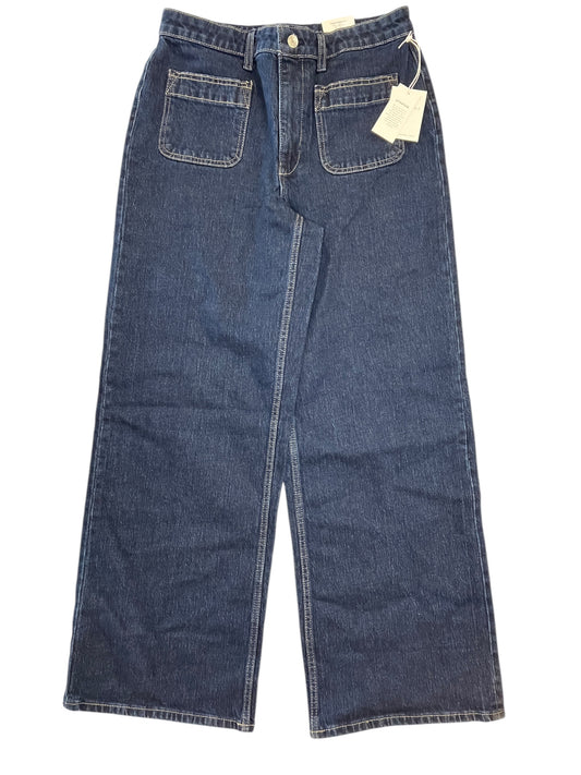 Jeans Wide Leg By Free Assembly In Blue Denim, Size:10