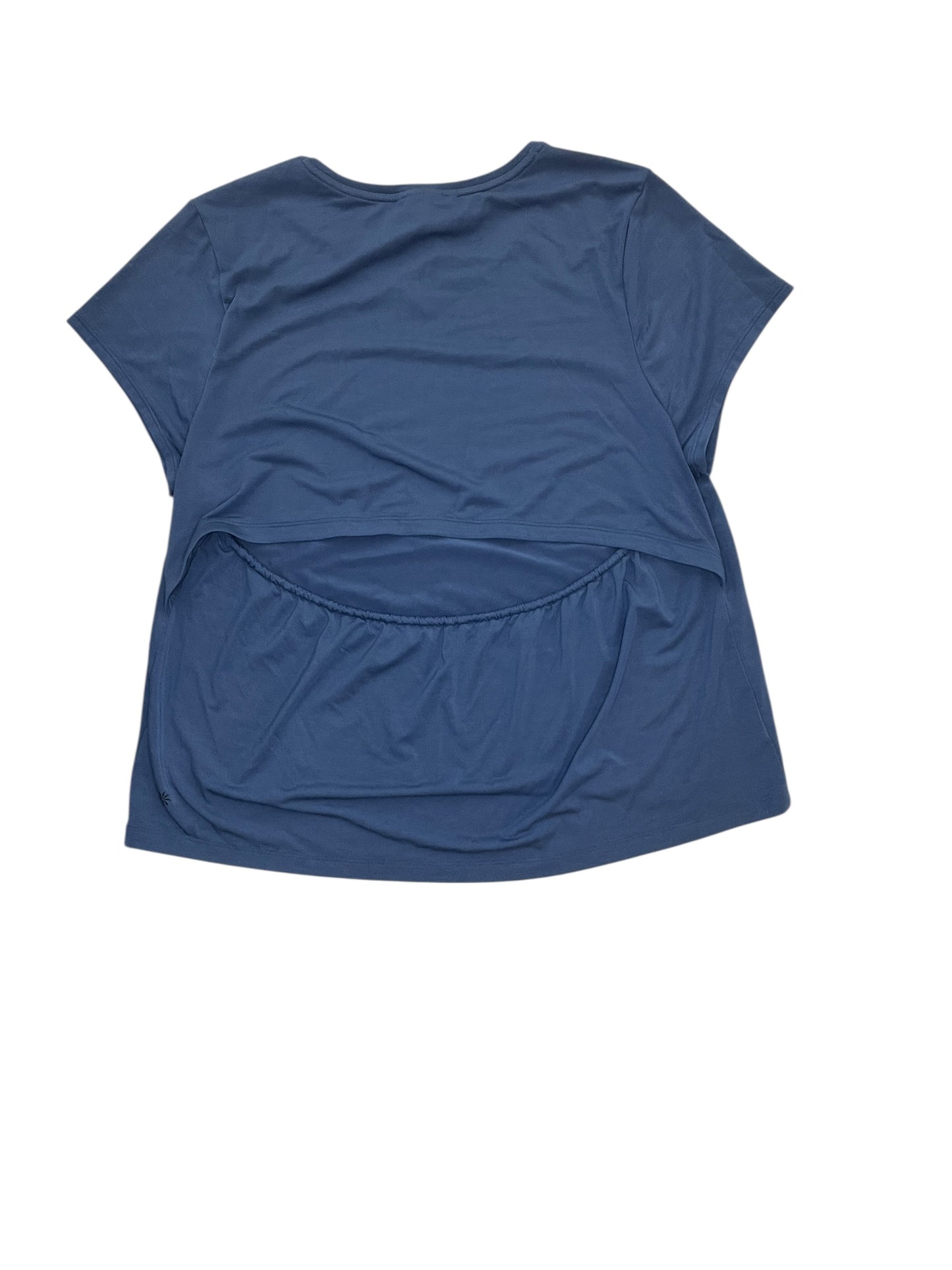 Athletic Top Ss By Athleta In Blue, Size:Xl