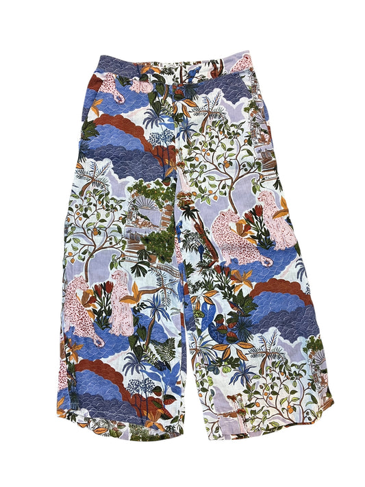 Pants Linen By Nicole By Nicole Miller In Multi, Size:L