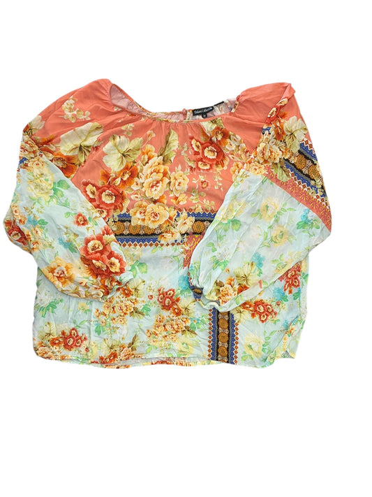 Top Ls By Tolani Collection In Orange, Size:3X